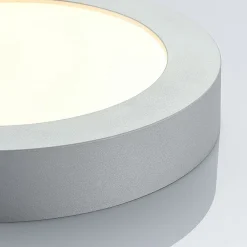 Loftlamper ^ Arcchio Marlo LED-loftlampe sølv 3000K rund 25,2cm