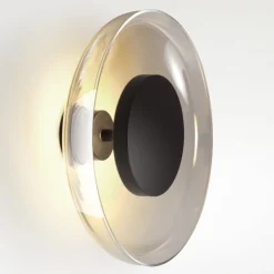 MARSET Væglamper|Væglamper > Aura LED-væglampe, Ø 25 cm, røggrå