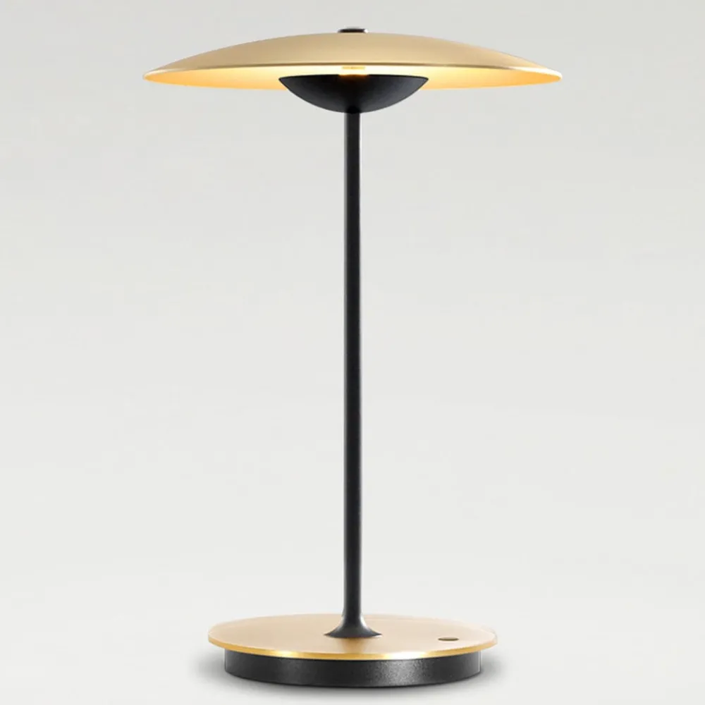 MARSET Bordlamper > LED-bordlampe Ginger, aluminium, messing, dæmpbar.