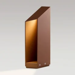 MARSET Sokkellamper > LED-sokkellampe Domus Højde 37 cm rustfarvet aluminium