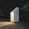 MARSET Sokkellamper > LED-sokkellampe Domus, højde 26 cm, hvid, aluminium