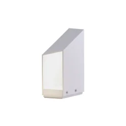 MARSET Sokkellamper > LED-sokkellampe Domus, højde 26 cm, hvid, aluminium