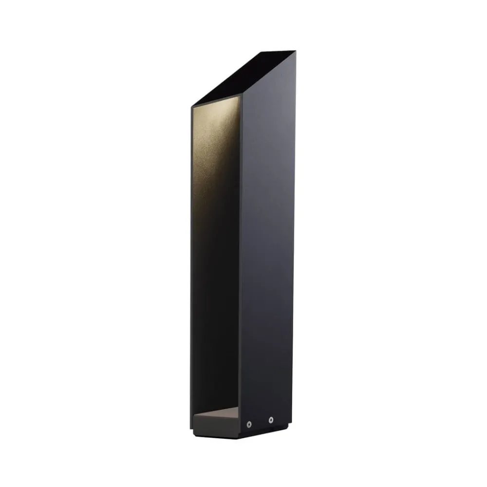 MARSET Sokkellamper > LED-sokkellampe Domus, højde 55 cm, sort, aluminium