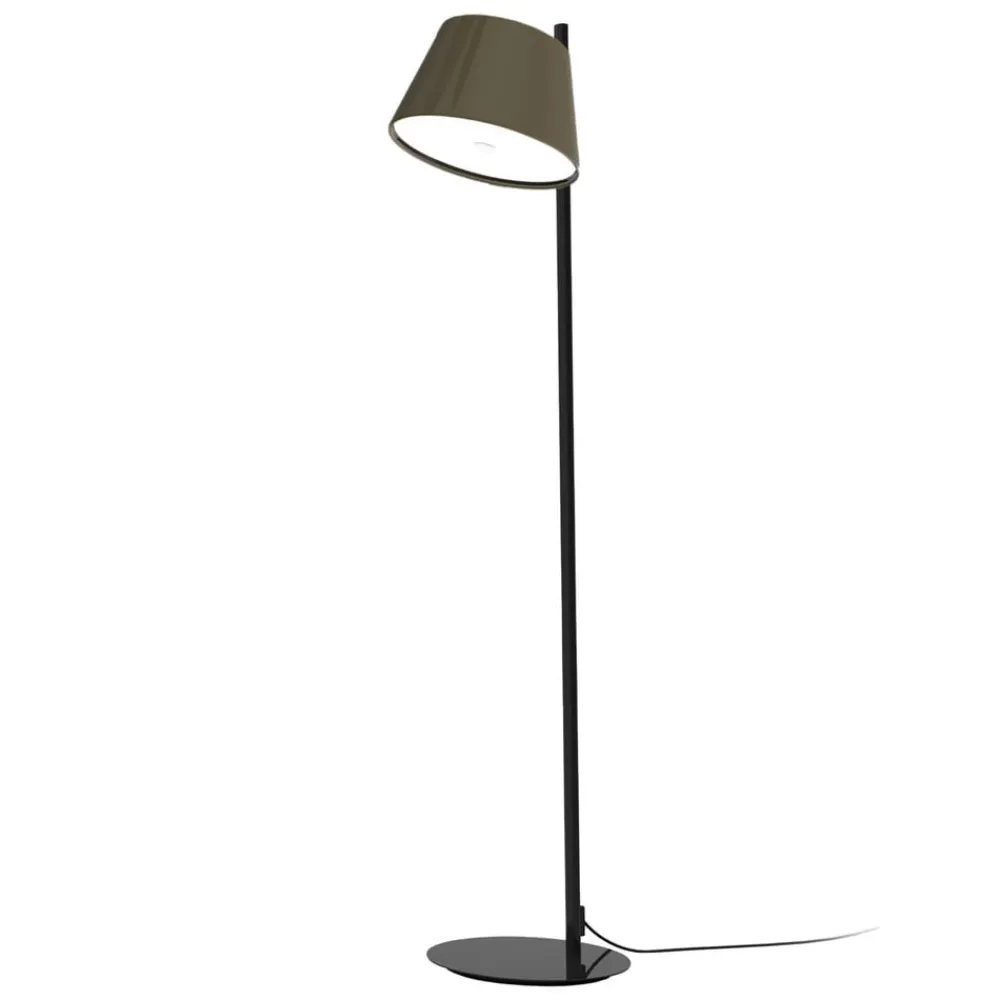 Gulvlamper ^ MARSET Tam Tam P gulvlampe, gråbrun, 1 lyskilde
