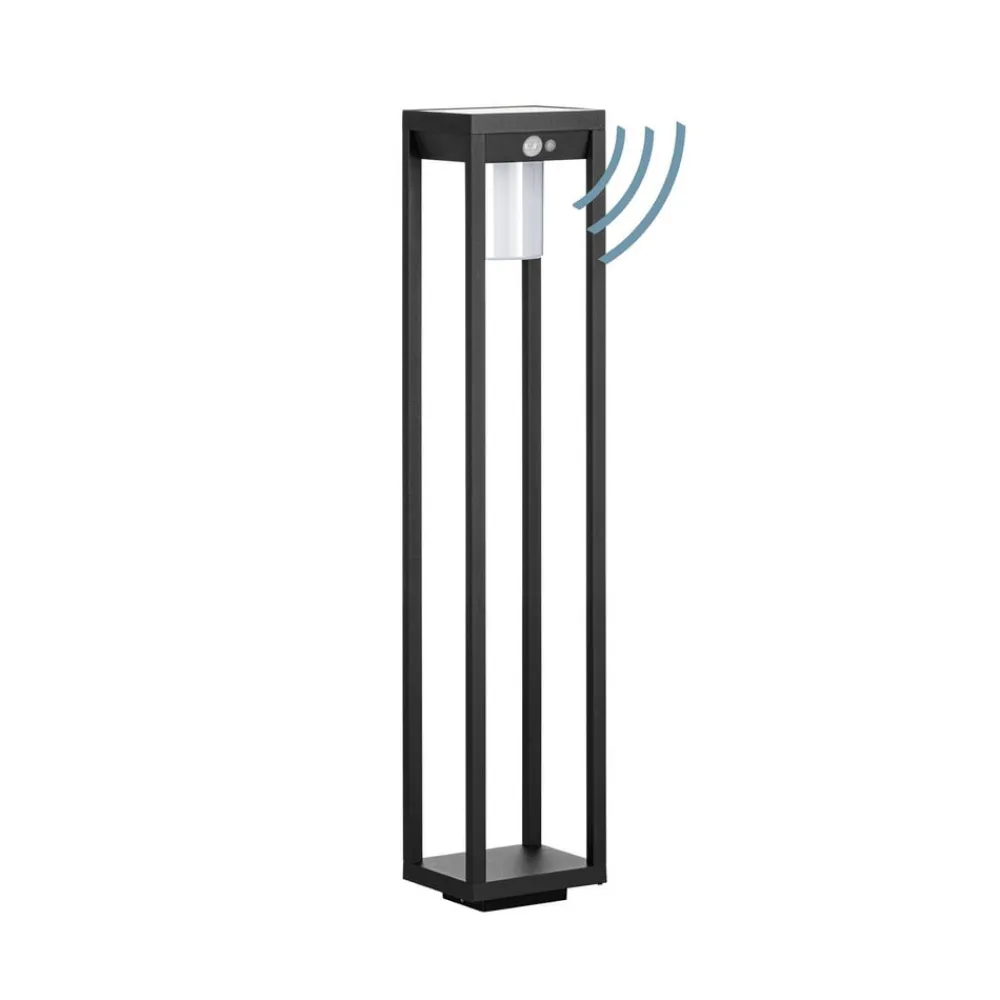 Solcelle Lampe Med Sensor|Solcellelamper ^ EGLO Martano LED-gadelampe med solcelle og sensor