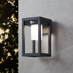 EGLO Solcelle Lampe Med Sensor|Væglampe Med Sensor > Martano udendørs LED-væglampe, solcelle, sensor