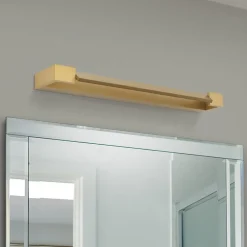 ORION Væg- Og Spejllamper > Marylin væglampe til badeværelset, længde 60 cm, guld, aluminium