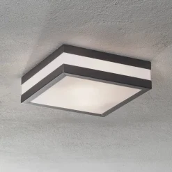 Brilliant Udendørs Loftlamper > Matteo udendørs loftlampe, 2 x E27, IP44, antracit
