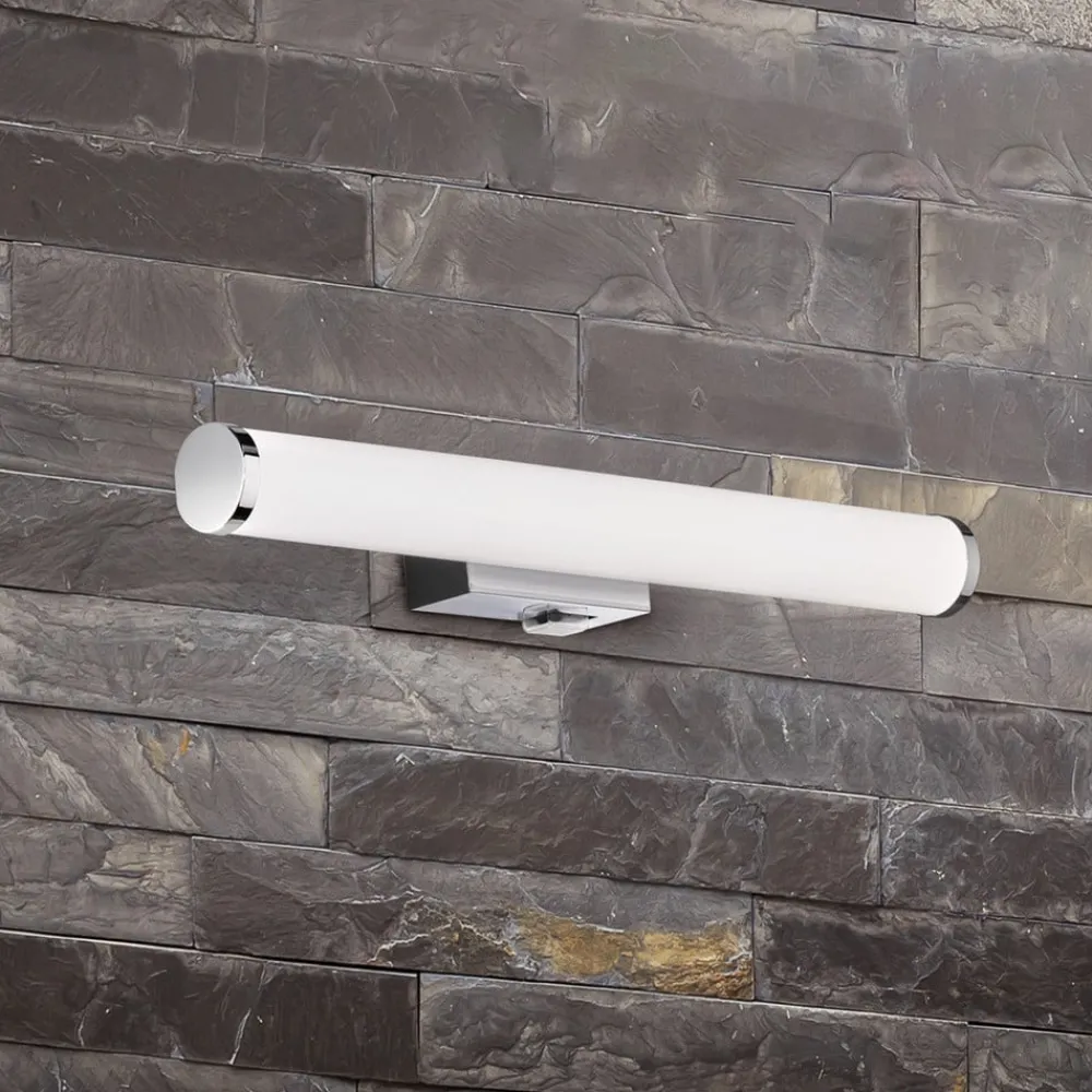 Væg- Og Spejllamper|Væglamper ^ Trio Lighting Mattimo LED-væglampe, bredde 40 cm, krom, afbryder