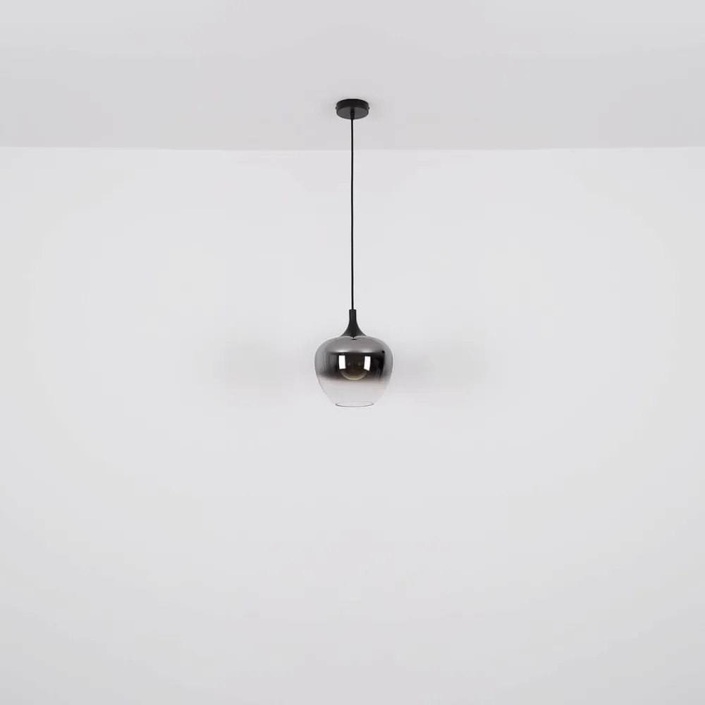 Globo Pendellamper > Maxy hængelampe, længde 100 cm, røggrå, glas, 4 lyskilder.