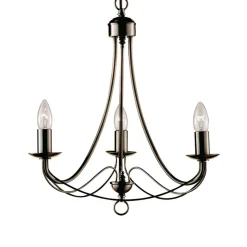 Searchlight Lysekroner > MAYPOLE stilfuld lysekrone med 3 lyskilder