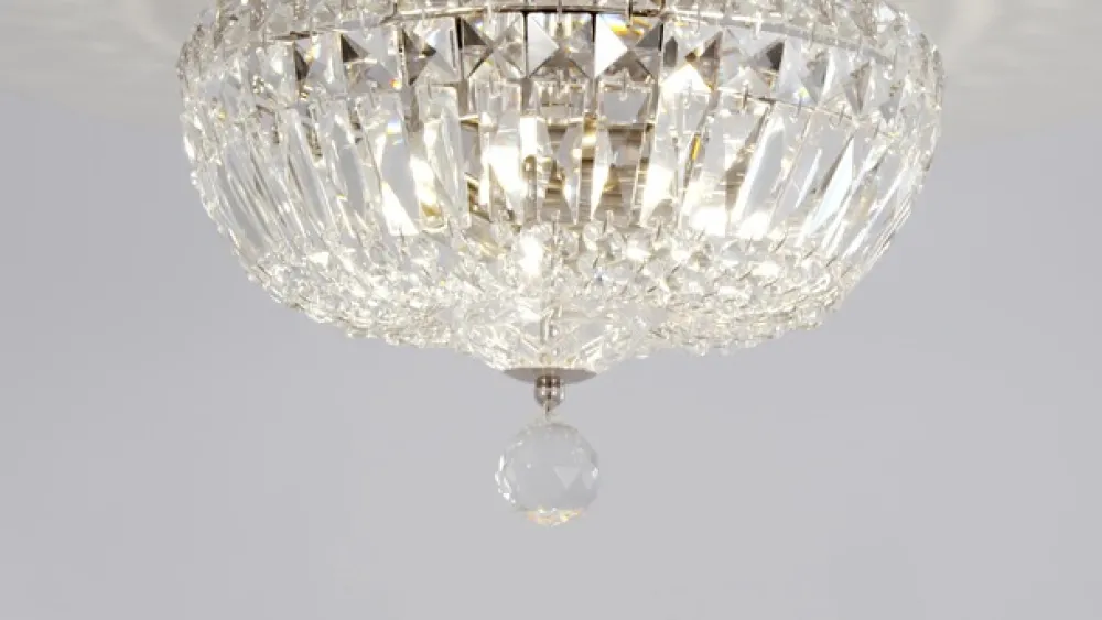 Maytoni Loftlamper > Basfor loftlampe, nikkelfarvet, Ø 30 cm, 3 x E14