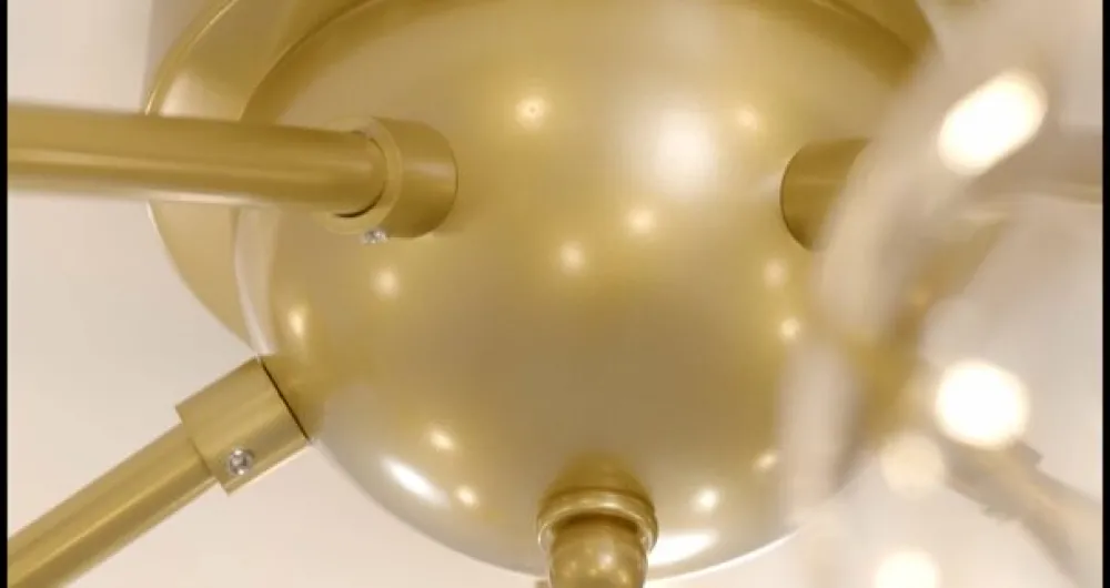 Maytoni Loftlamper > Dallas loftlampe, 20 glaskugler, guld