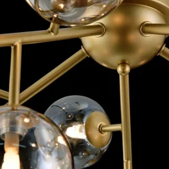 Maytoni Loftlamper > Dallas loftlampe, 20 glaskugler, guld
