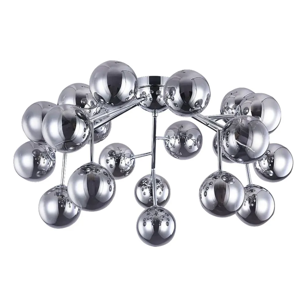 Maytoni Loftlamper > Dallas loftlampe, 20 glaskugler, krom