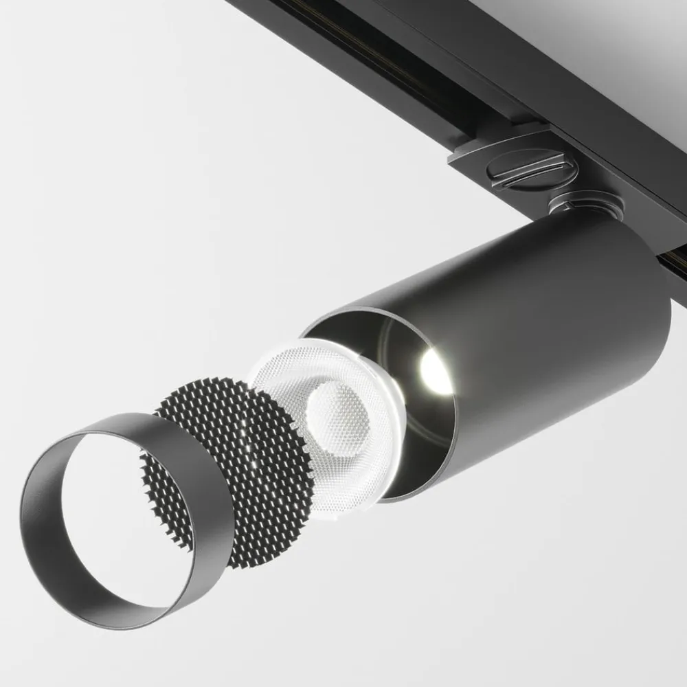 Arbejdsrum/Kontor|Skinnesystem ^ Maytoni Focus LED-spot, Unity-system, Triac, 940, sort