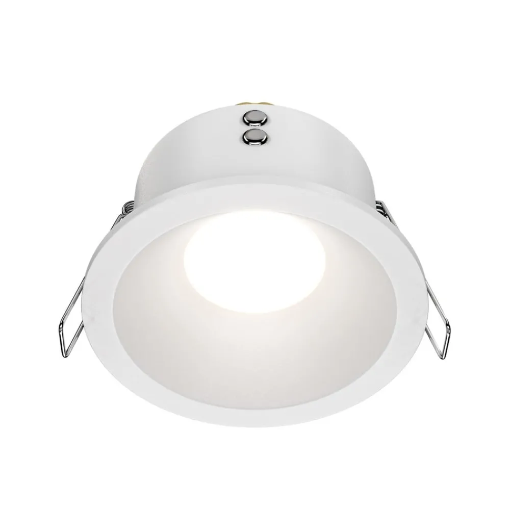 Maytoni Loftlamper|Loftlamper > forsænket loftlampe Zoom hvid Ø 8,5 cm aluminium IP65 GU10