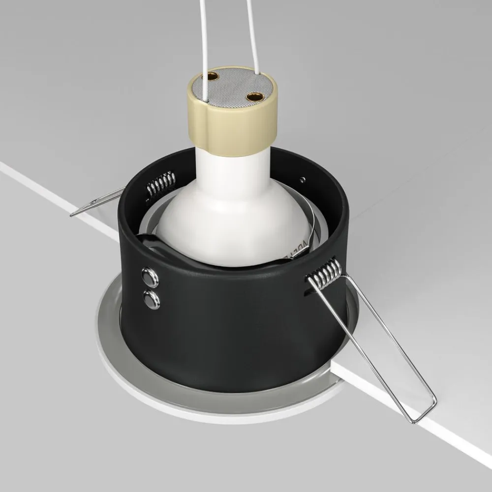 Maytoni Loftlamper|Loftlamper > forsænket loftlampe Zoom hvid Ø 8,5 cm aluminium IP65 GU10