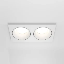 Maytoni Indbygningsspots|Spotlights > forsænket loftlampe Zoom hvid 17 x 9 cm 2 lyskilder IP65