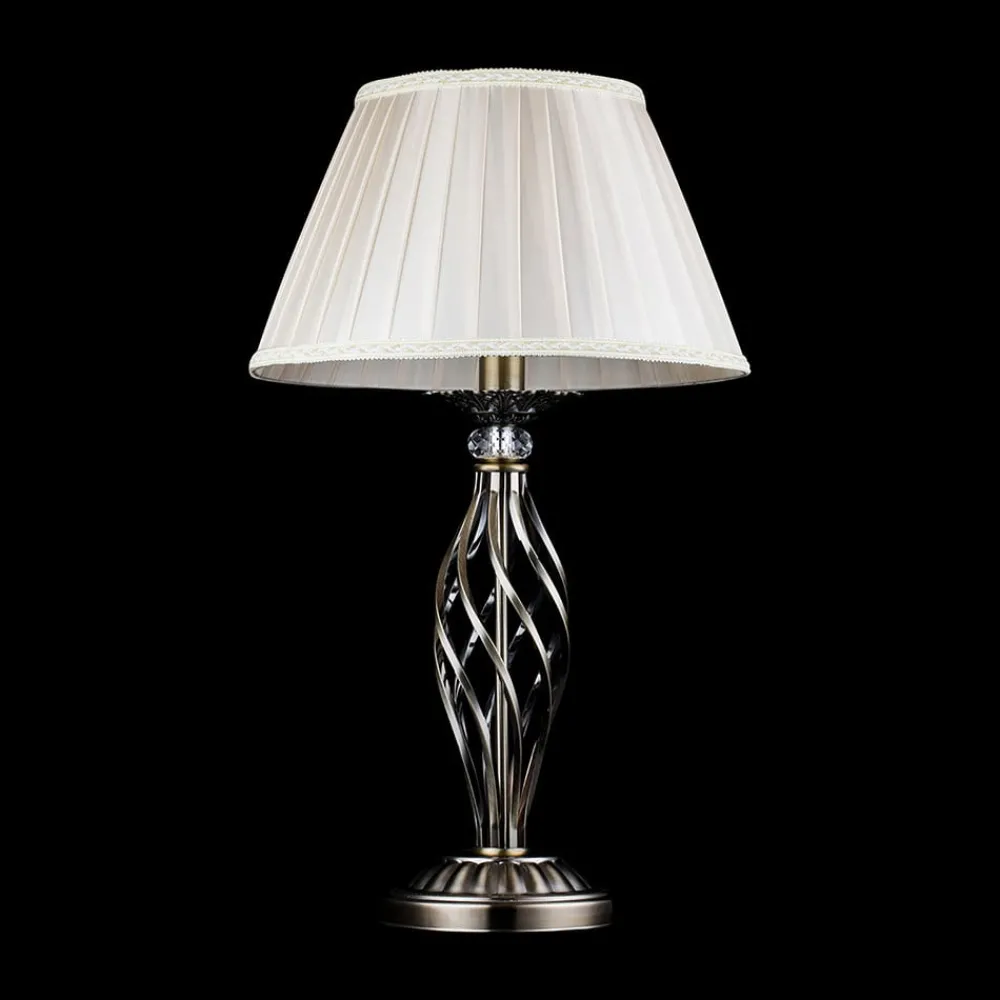 Maytoni Bordlamper > Grace bordlampe, 1 lyskilde, messing/beige