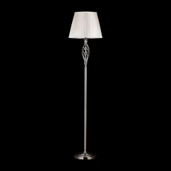 Gulvlamper|Gulvlamper ^ Maytoni Grace gulvlampe, 1 lyskilde, messing/beige