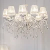 Maytoni Lysekroner > Grace lysekrone, hvid, 10 lyskilder, organza