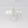 Maytoni Lysekroner > Grace lysekrone, hvid, 6 lyskilder, organza, E14