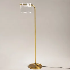 Maytoni Gulvlamper|Gulvlamper > gulvlampe Cabaret, messing, højde 126,5 cm