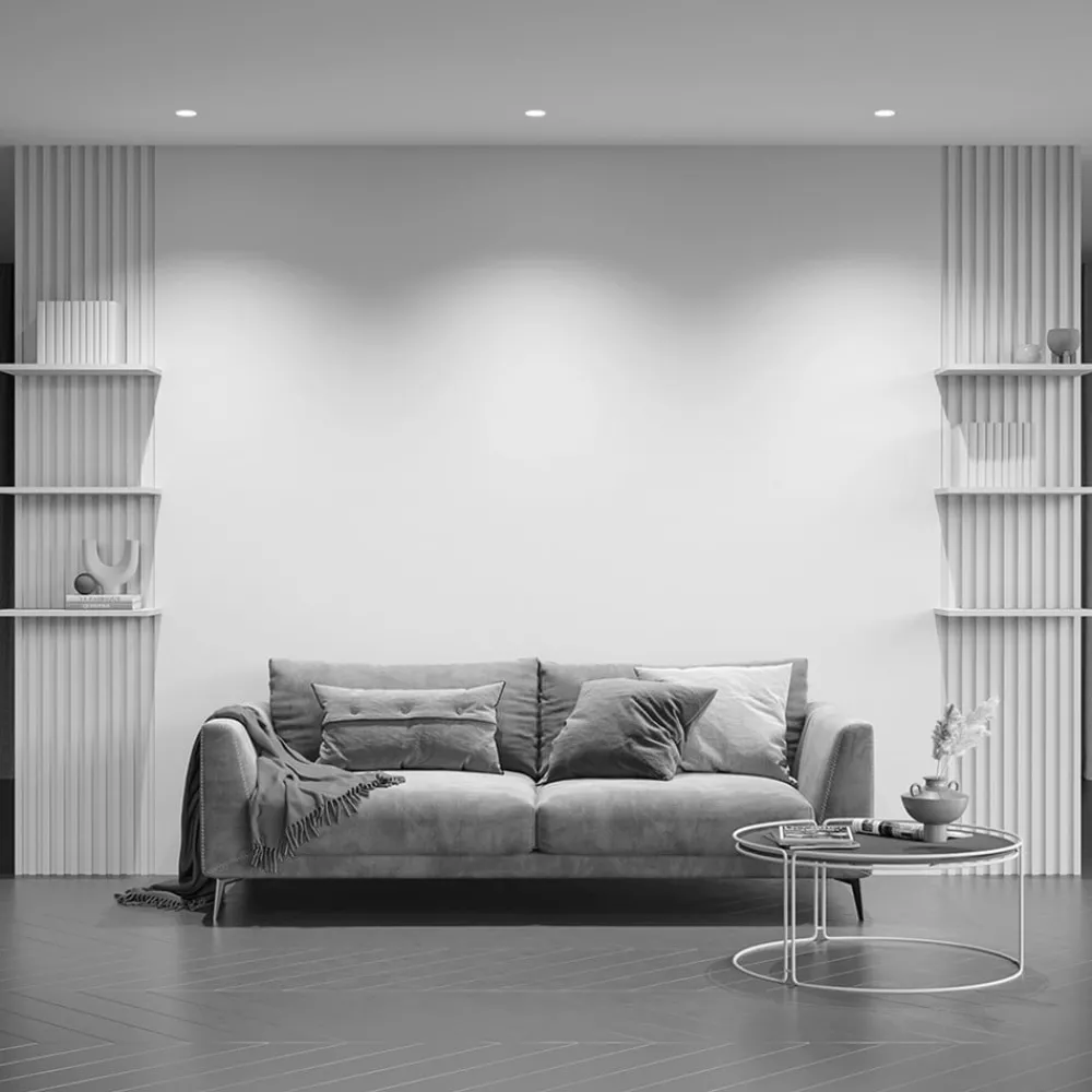 Maytoni Indbygningsspots > indbygningslampe Share, hvid/hvid, Ø 10,2 cm, aluminium, GU10