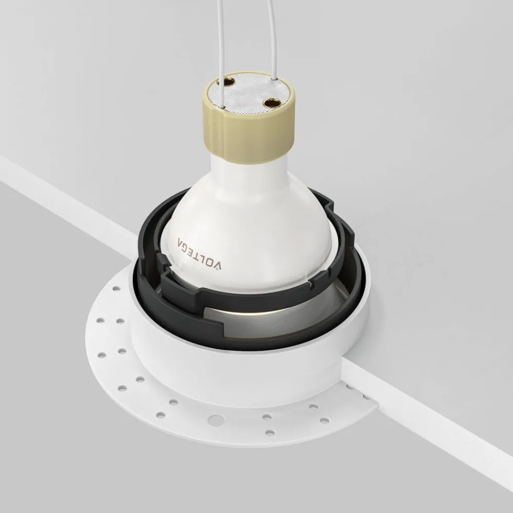 Maytoni Indbygningsspots > indbygningslampe Share, hvid/hvid, Ø 10,2 cm, aluminium, GU10