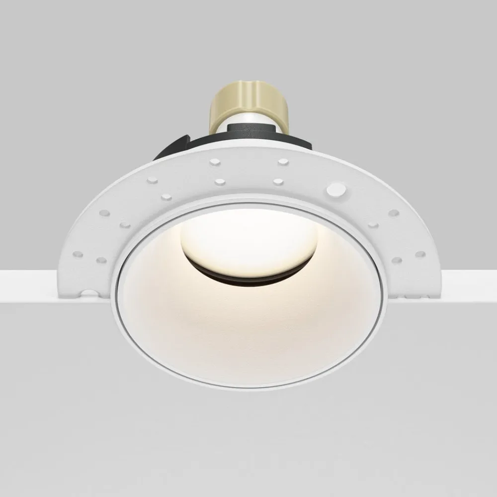 Maytoni Indbygningsspots > indbygningslampe Share, hvid/hvid, Ø 10,2 cm, aluminium, GU10