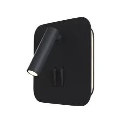 Væglamper ^ Maytoni Ios 176 LED-væglampe, kantet, sort