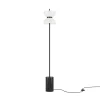 Maytoni Gulvlamper|Gulvlamper > LED-gulvlampe Kyoto, sort, højde 145 cm, marmor