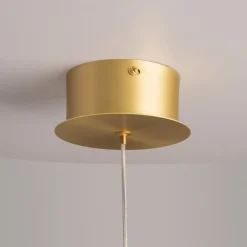 Pendellamper ^ Maytoni LED-hængelampe Splash, røggrå, Ø 20 cm, glas