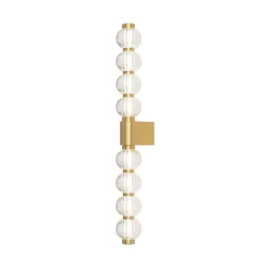 Maytoni Væglamper > LED-væglampe Amulet, lineær, 76 cm, klar/guld