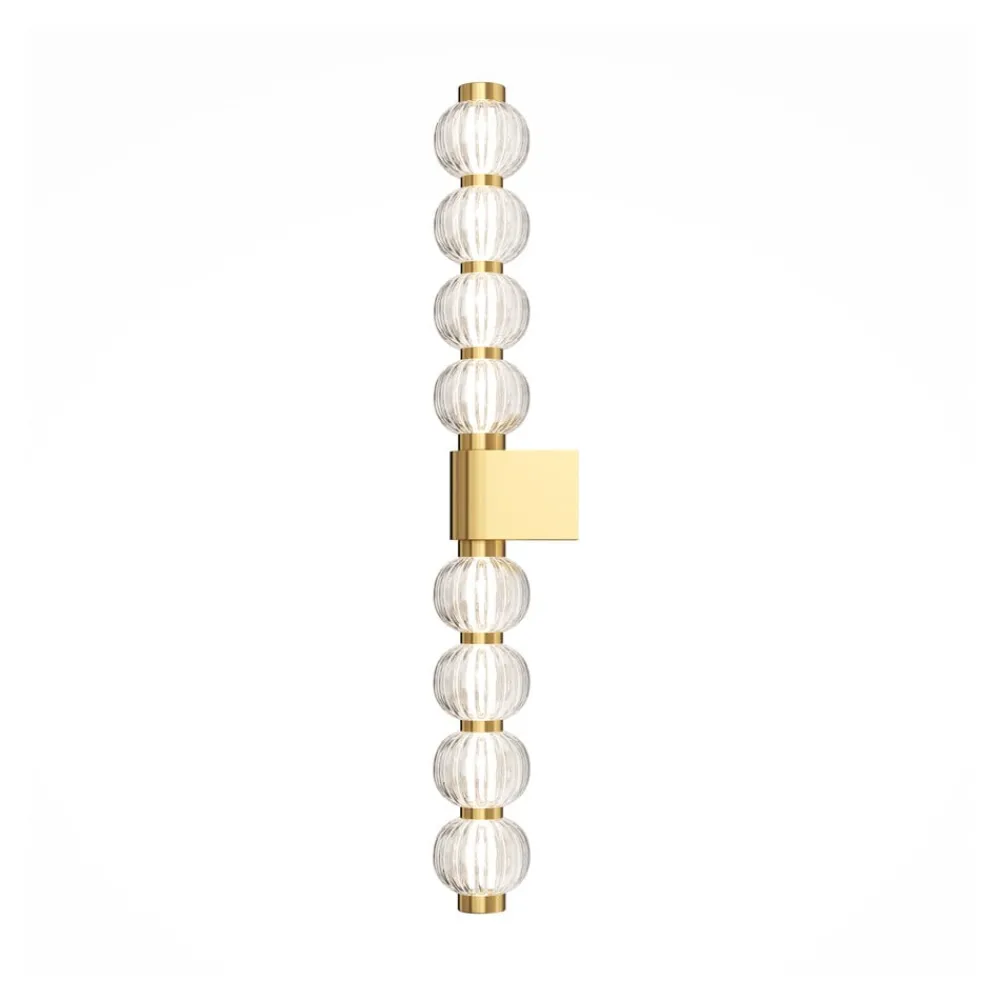 Maytoni Væglamper > LED-væglampe Amulet, lineær, 76 cm, klar/guld