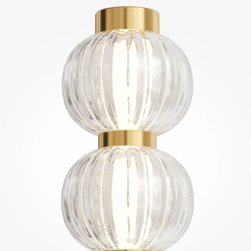 Maytoni Væglamper > LED-væglampe Amulet, lineær, 76 cm, klar/guld