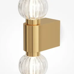 Maytoni Væglamper > LED-væglampe Amulet, lineær, 76 cm, klar/guld