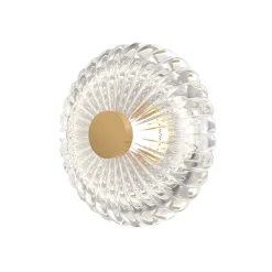 Maytoni Væglamper > LED-væglampe Amulet, rund, Ø 18 cm, klar/guld