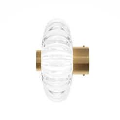 Maytoni Væglamper > LED-væglampe Amulet, rund, Ø 18 cm, klar/guld