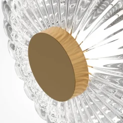 Maytoni Væglamper > LED-væglampe Amulet, rund, Ø 18 cm, klar/guld