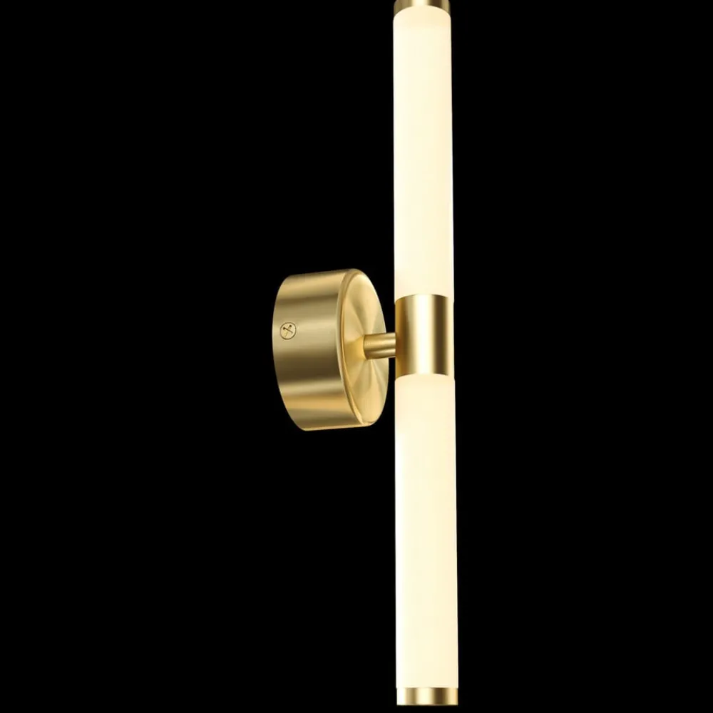 Maytoni Væglamper|Væglamper > LED-væglampe Axis, guldfarvet, højde 35,6 cm