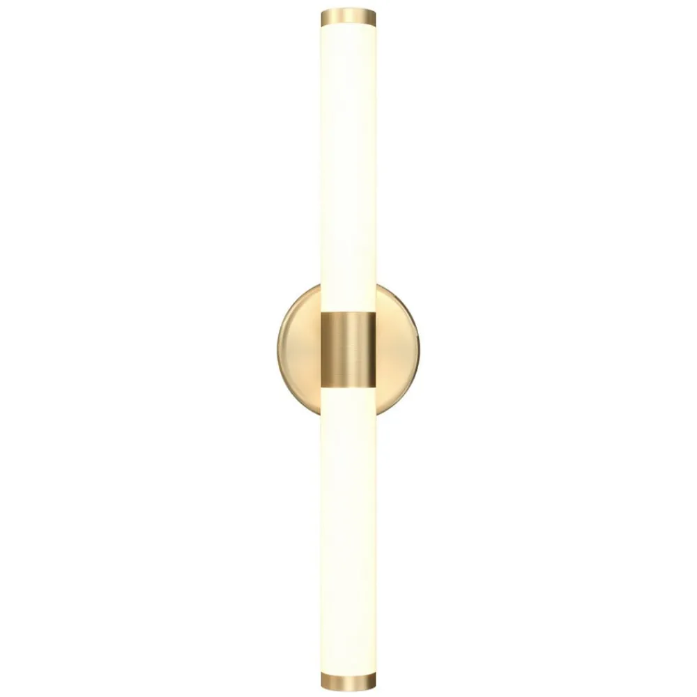 Maytoni Væglamper|Væglamper > LED-væglampe Axis, guldfarvet, højde 35,6 cm