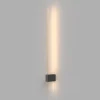 Væglamper ^ Maytoni LED-væglampe Pars, 62,3 cm, sort/guld, aluminium