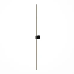 Maytoni Gang|Væglamper > LED-væglampe Pars, 105 cm, sort/guld, aluminium