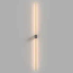 Maytoni Gang|Væglamper > LED-væglampe Pars, 105 cm, sort/guld, aluminium