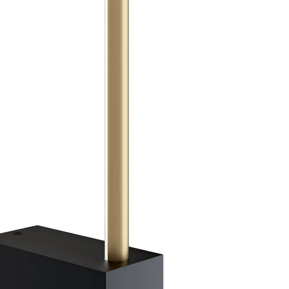 Maytoni Gang|Væglamper > LED-væglampe Pars, 105 cm, sort/guld, aluminium
