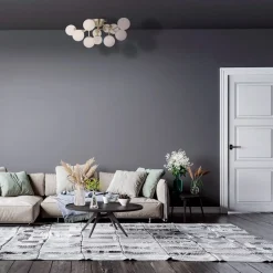 Maytoni Loftlamper|Loftlamper > loftlampe Dallas, 12 lyskilder, guldfarvet/hvid