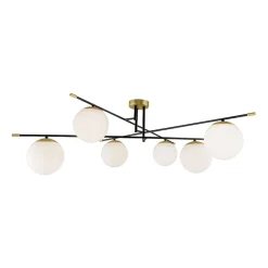 Maytoni Loftlamper|Loftlamper > Nostalgia loftlampe, 6 lyskilder, glas