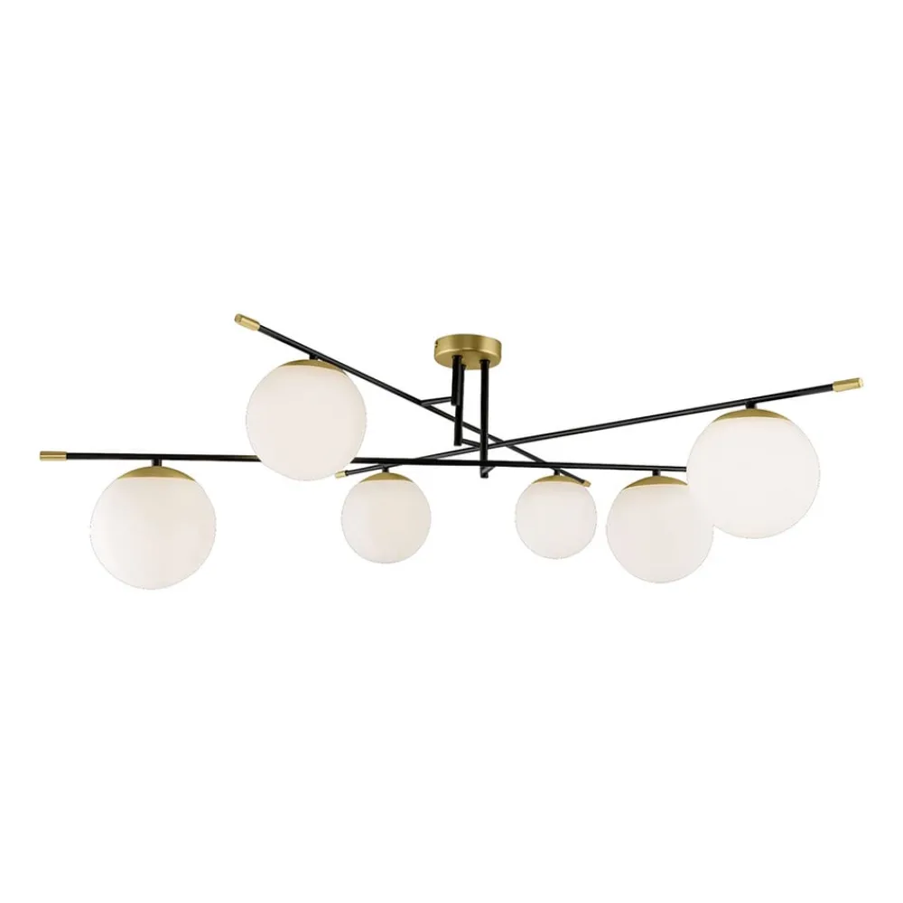 Maytoni Loftlamper|Loftlamper > Nostalgia loftlampe, 6 lyskilder, glas